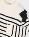 White Striped Dress