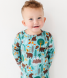Kids Bamboo Pajamas -Fall Clothing- Woody Woodland