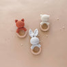 Teether Bear Cotton Rattle Baby Newborn Gift Toy