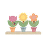 Stacking Wooden Flower Pots