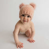 Champagne Chenille Beanie Hat Baby & Kids