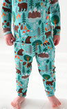 Kids Bamboo Pajamas -Fall Clothing- Woody Woodland