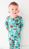 Kids Bamboo Pajamas -Fall Clothing- Woody Woodland
