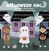 Halloween ABC Trick or Treat Alphabet Board Book Kids Gift