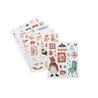 Display of 6 Coloring books (20 pages) w/150 stickers