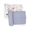 Deluxe Muslin Swaddle Blanket 2 Pack - Fairy Gardens