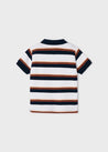 Striped Polo Shirt - Navy