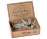 Mum & Dad Mice in Cigar Box