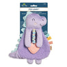 Itzy Lovey Plush with Silicone Teether Toy
