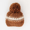 Rebel Pecan Knit Beanie Hat : S (0-6 months)