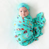 Fritz - Infant Swaddle and Beanie Set