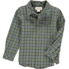 Atwood Woven Shirt - Green/Navy/Blue Plaid