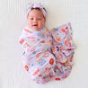 Holly - Infant Swaddle and Headwrap Set