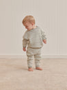 WAFFLE SWEAT SET | SKY STRIPE