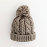 Pebble Cable Beanie Hat: L (2-6 years)