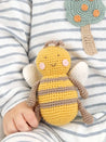 Crochet Bee Rattle Toy