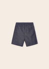Linen Jogger Bermuda Shorts
