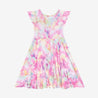 Joplin - Ruffled Cap Sleeve Twirl Dress