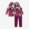 Zelda - Long Sleeve Peplum & Legging Set