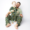 Lucky Charm St. Patricks Day Bamboo Pajama Convertible Footie Romper