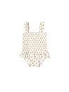 SMOCKED ONE-PIECE SWIMSUIT | DAISY