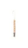 Pacifier Clip - Oatmeal - Little Red Barn Door
