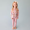 Pari - Long Sleeve Henley Peplum Top & Legging Set (Presale) - Little Red Barn Door